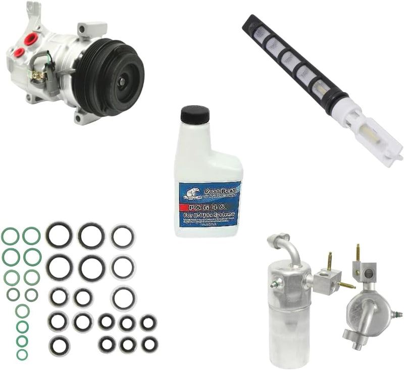 A/C Compressor Kit Compatible With Cadillac Escalade GMC Tahoe Yukon 07-09 10S20F KT363-7