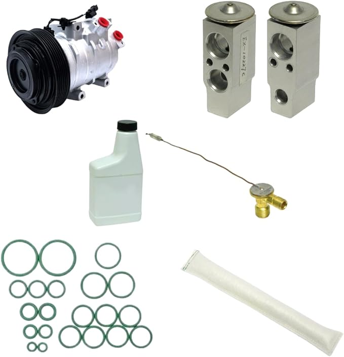 A/C Compressor Kit Compatible With Acura MDX 07-13 Honda Pilot 09-15 OEM 10SR17C KT7334-3