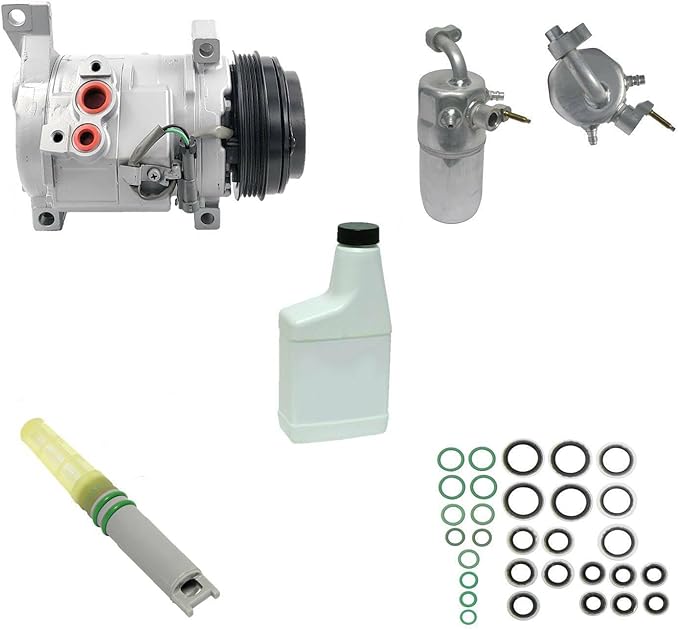 AC Compressor Kit Compatible With Escalate Avalanche Silverado Yukon 06-09 OEM 10S17F KT377