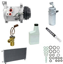 A/C Compressor & Condenser Kit Compatible With Escalade Tahoe Yukon OEM 10S20F KTC363-1