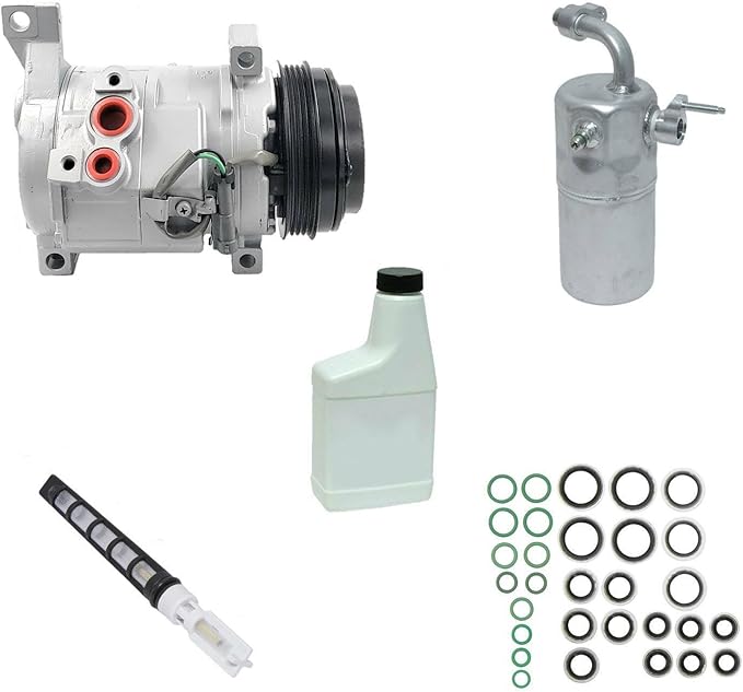 A/C Compressor Kit Compatible With Escalate Tahoe Silverado Avalanche Yukon 10S17F KT377-1