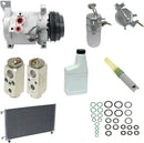 A/C Compressor Kit Condenser Compatible With Tahoe Yukon With Rear A/C OEM 10S20F KTC363-2