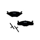 825-D280-MS Front Brake Pads for 1987-1992 Volkswagen Golf w/shims Semi-Metallic