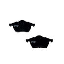 825-D555-MS Front Brake Pads for 1996-1999 Volkswagen Golf w/shims Semi-Metallic