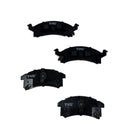 825-D673-MS Front Brake Pads for 1996-2005 Chevrolet Cavalier w/shims Semi-Metallic
