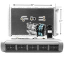 AC Kit EVU110 Universal Evaporator Underdash Unit Compressor & AC Condenser 11 x 20