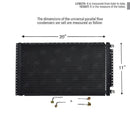 CNFP1120-MKT AC Universal Condenser Kit Parallel Flow 11 x 20 O-ring #6 And #8 Ports Included