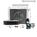 AC Kit EVU111 Universal Evaporator Underdash Unit Compressor & AC Condenser 12 x 14