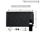 CNFP1220KT AC Universal Condenser Kit Parallel Flow 12 x 20 O-ring #6 And #8 Ports Included with Drier