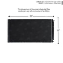 CNFP1320 A/C Universal Condenser Parallel Flow 13 x 20 O-ring #6 And #8 Ports