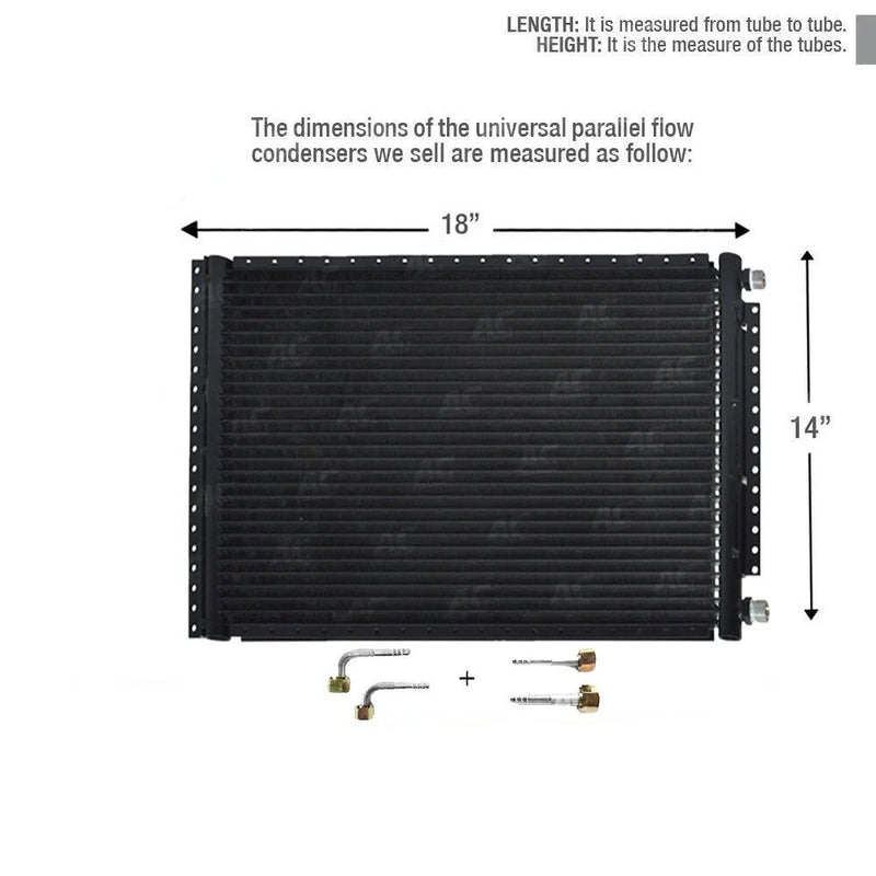 CNFP1418-MKT AC Universal Condenser Kit Parallel Flow 14 x 18 O-ring