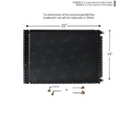 CNFP1420-MKT AC Universal Condenser Kit Parallel Flow 14 x 20 O-ring #6 And #8 Ports Included