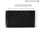 CNFP1424 A/C Universal Condenser Parallel Flow 14 x 24 O-ring #6 And #8 Ports