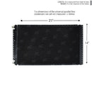 CNFP1425-P AC Universal Condenser Kit Parallel Flow 14 x 25 With Bracket O-ring #6 #8