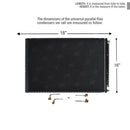 CNFP1618-MKT AC Universal Condenser Kit Parallel Flow 16 x 18 O-ring #6 And #8 Ports Included