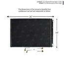 CNFP1830-MKT AC Universal Condenser Kit Parallel Flow 18 x 30 O-ring #6 And #8 Ports Included