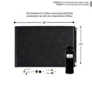 CNFP1830KT AC Universal Condenser Kit Parallel Flow 18 x 30 O-ring #6 And #8 Ports Included with Drier