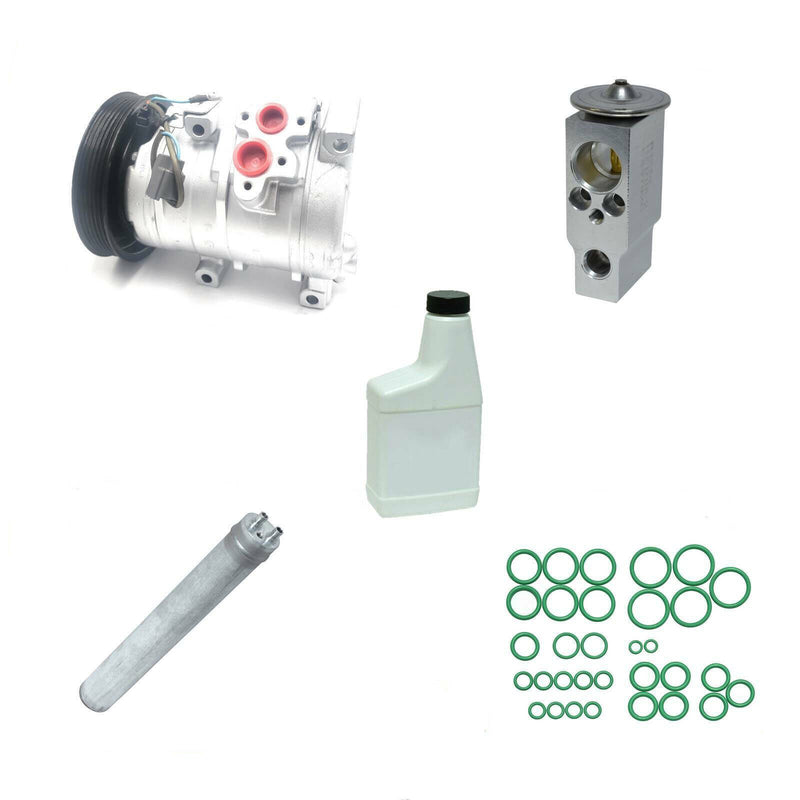 A/C Compressor Kit Compatible With Honda Accord 2003-2007 3.0L 4 Doors OEM 10S17C KT327-1