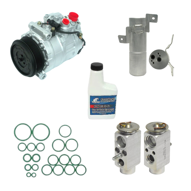 A/C Compressor Kit fits Mercedes-Benz CL550 CL63 AMG S350 S550 7SEU17C KT356-5