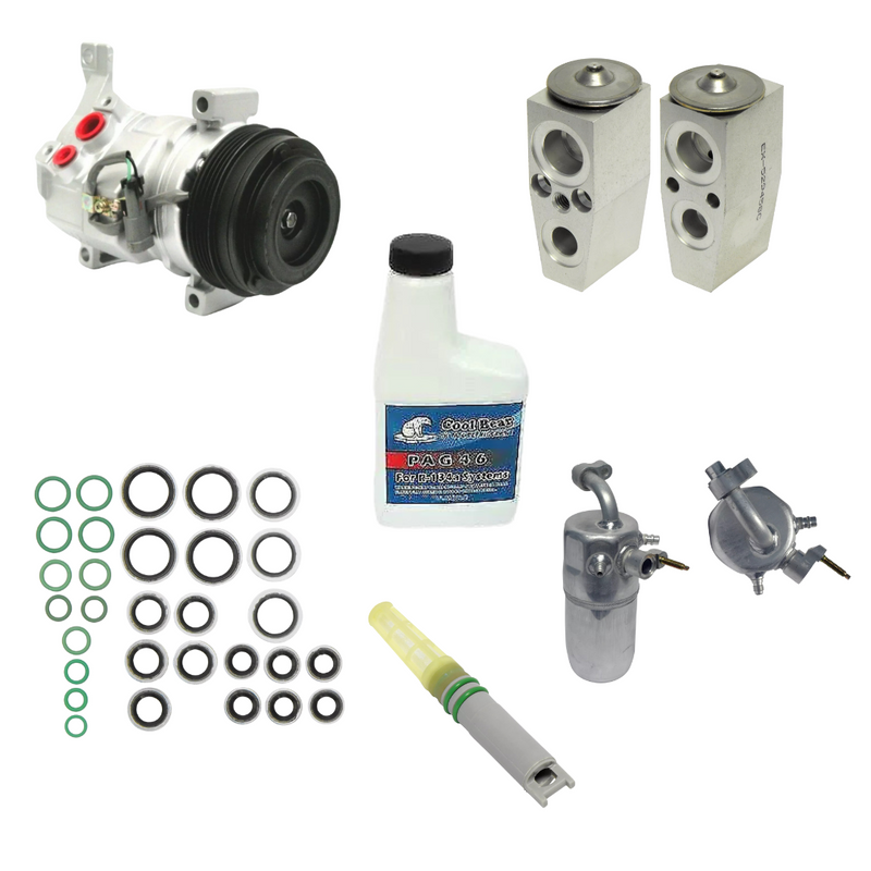 A/C Compressor Kit Compatible With Chevy Suburban 1500 2500 GMC Yukon 07-09 10S20F KT363-5