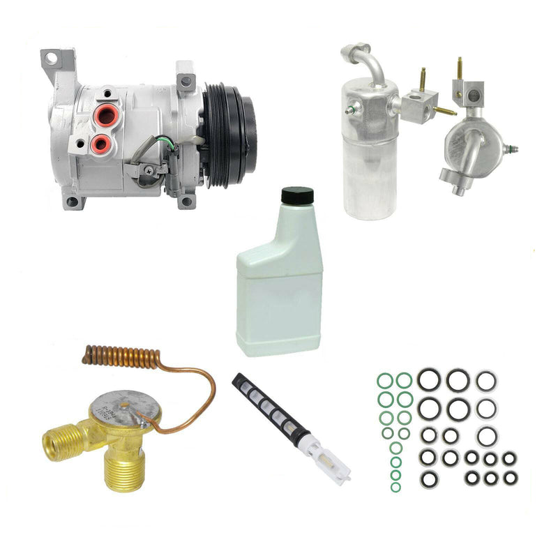 A/C Compressor Kit Compatible With Chevrolet Suburban 1500 2500 2000-2002 OEM 10S20F KT363