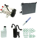 AC Compressor & Condenser Kit Compatible With Dodge Ram 2500 2002 OEM SD7H15 KTC558-1
