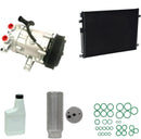 AC Compressor & Condenser Kit Compatible With Dodge Durango 02-03 4.7L OEM SD7H15 KTC558-2