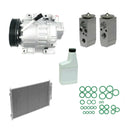 A/C Compressor & Condenser Kit Compatible With Nissan Sentra 07-12 2.5L OEM DCS171C KTC664