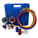 MNO103 A/C Manifold Gauge R134 R12 R22 (Set: Low/High Adapter R134 + 3 Hose 60")