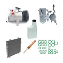 AC Compressor & Condenser Kit Compatible With Dodge Dakota Raider OEM 10S17E KTC308