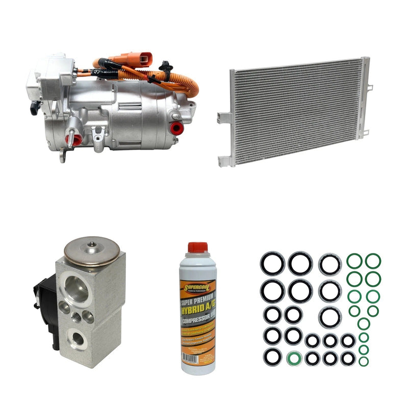 AC Compressor & Condenser Kit Compatible With Tesla 3 Models 2017-2020 OEM KTC108819800