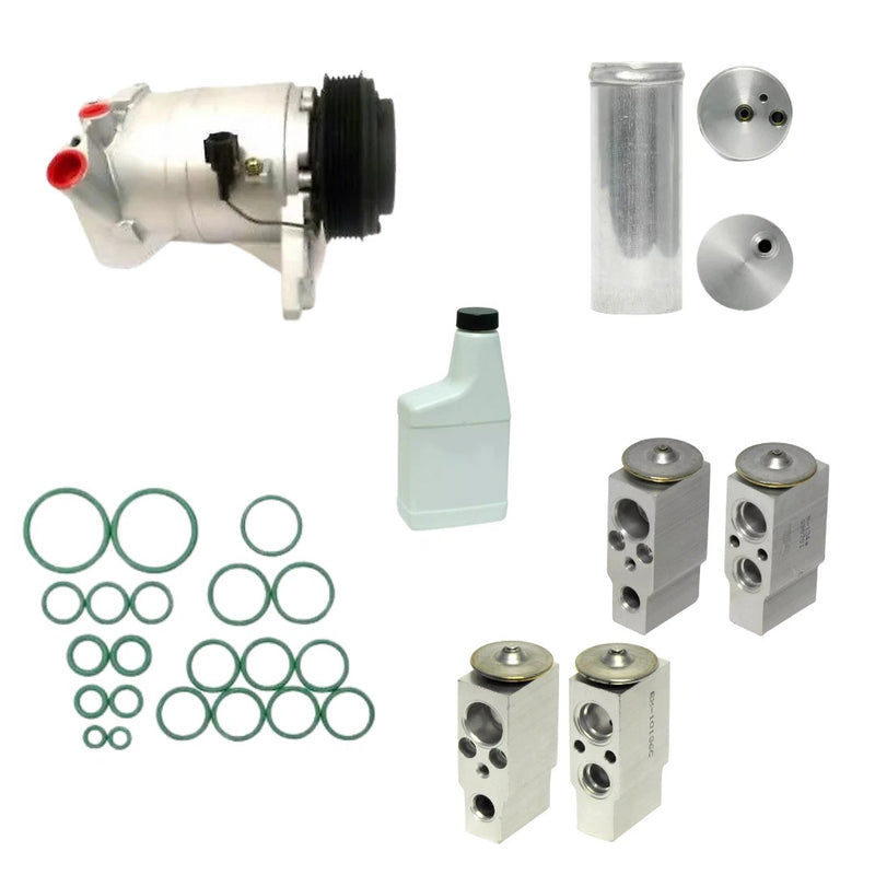 A/C Compressor Kit Compatible With Nissan Quest 2004-2009 V6  3.5L OEM DKS17D 67465 KT465-1
