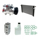 AC Compressor & Condenser Kit Compatible With Kia Rio 2006-2008 OEM DV13 L4 1.6L KTC371