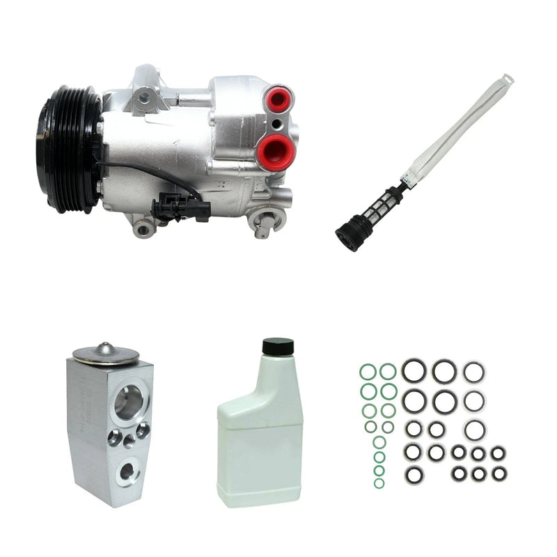 AC Compressor Kit Compatible With Chevrolet Cruze 2012-2015 L4 1.4L OEM CVC KT7271