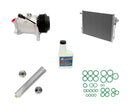 AC Compressor and Condenser Kit Compatible With Nissan Quest 11-15 3.5L OEM DKS17D KTC671-1