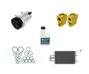 A/C Compressor and Condenser Kit Compatible With Audi & Volkswagen Models OEM SD7V16 KTC554
