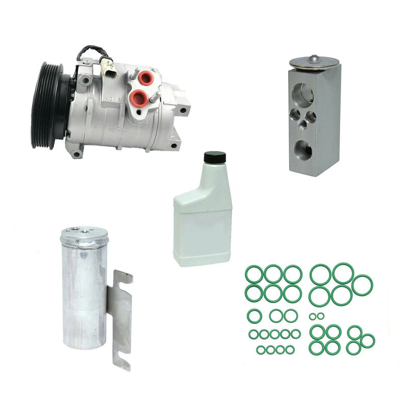 AC Compressor Kit Compatible With Chrysler Pacifica 2004-2006 V6 3.5L OEM 10S17C KT342