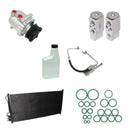 A/C Compressor & Condenser Kit Compatible With Ford Expedition 05-06 W/O Rear AC KTC557