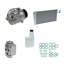 AC Compressor & Condenser Kit Compatible With BMW 335d 09-11 L6 3.0L OEM 7SEU17C KT305-2