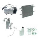 AC Compressor & Condenser Kit Compatible With Dodge Ram 2500 3500 07-09 OEM HS18 KTC182-4