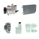 AC Compressor & Condenser Kit Compatible With Volkswagen CC 2009-2017 L4 2.0L KTC646