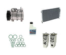 AC Compressor & Condenser Kit Compatible With Honda Accord 03-07 4 Doors OEM 10S17C KTC389