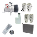 AC Compressor Kit Condenser Compatible With Aspen Dodge Durango 2007 3.7 & 4.7L KTC357-2