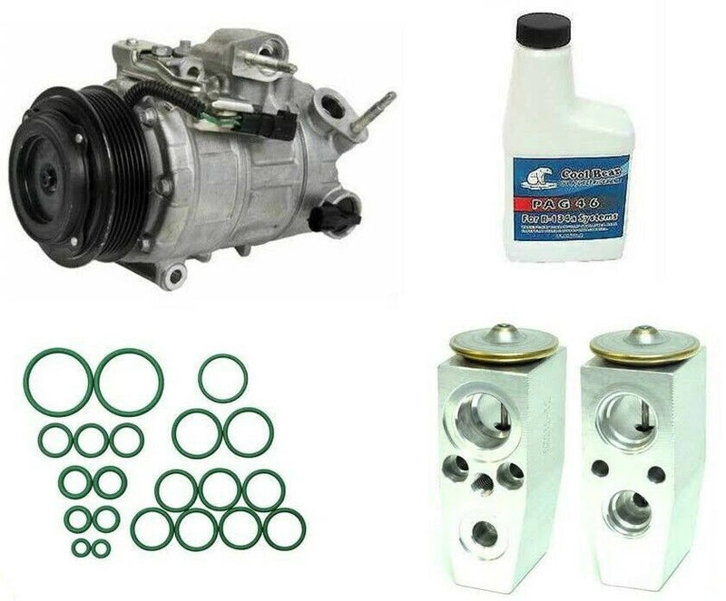 A/C Compressor Kit Compatible With Ford Explorer Flex Taurus MKS MKT OEM 7SBH17C KT7358-1