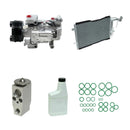 AC Compressor & Condenser Kit Compatible With Mazda 3 Sport 2009 2.0L H12A1AH4DX KTC463-1