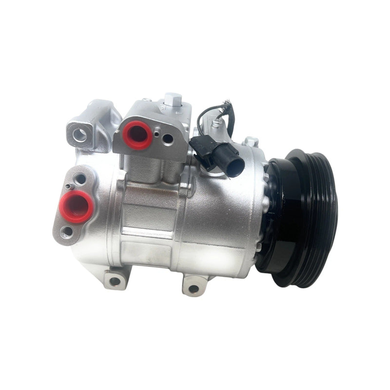 AC Compressor & Condenser Kit Compatible With Kia Rio 2006-2008 OEM DV13 L4 1.6L KTC371