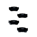 825-D510-MS Front Brake Pads for 2001-2002 Nissan (TS-III) w/shims Semi-Metallic