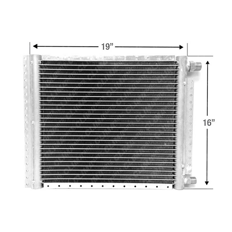 CNFP1619 A/C Universal Condenser Parallel Flow 16 x 19 O-ring #6 And #8 Ports