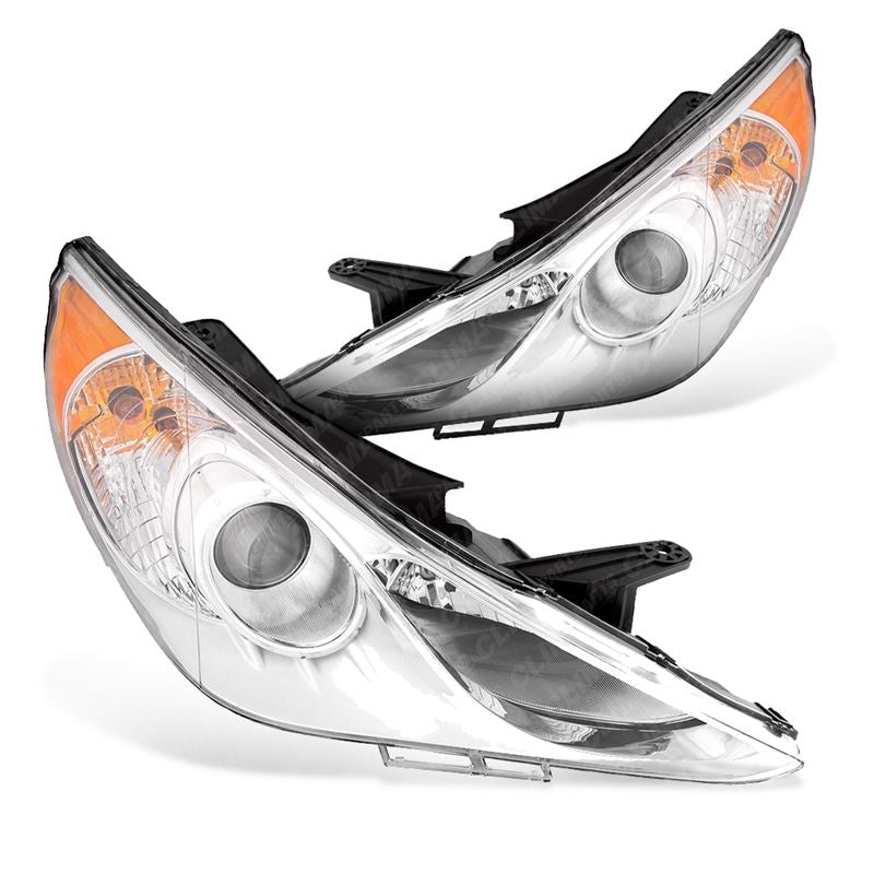 Headlight Assembly Right and Left Sides for 2011-2014 Hyundai Sonata