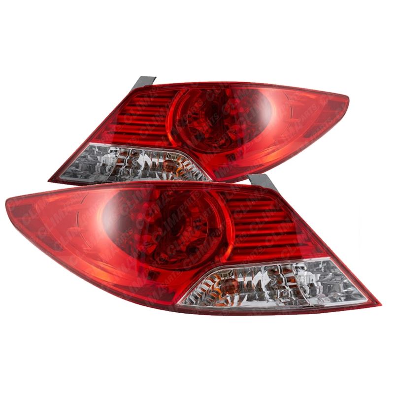 Tail Light Assembly Passenger and Driver Sides for 2012-2014 Hyundai Accent  RH
